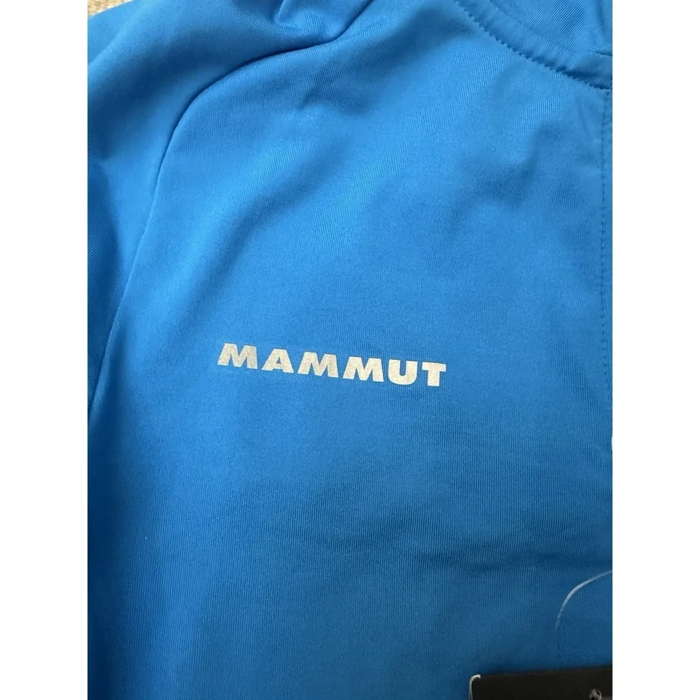 Mammut MTR 141 Thermo Long Sleeve Zip Men's Small Blue Quarter Zip